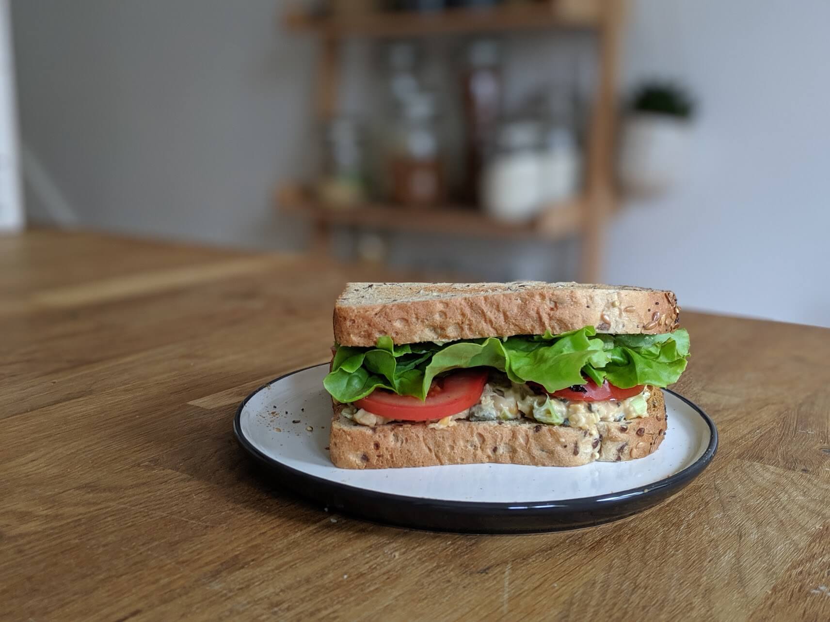 Lunch sandwich complete